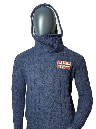 Vintage strick hoodie - strick, hoodie,