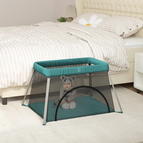 Baby laufstall mit - mit, matratze