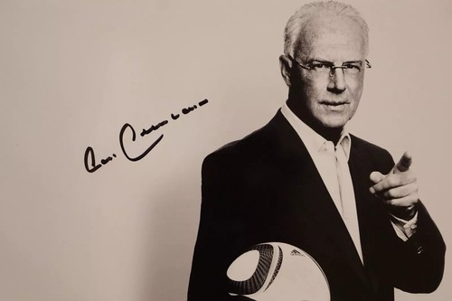 Franz beckenbauer autogramm - franz,
