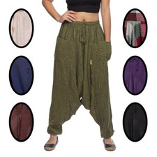 Haremshose Pumphose Aladinhose Pluderhose Yoga Goa Sarouel Baggy Singharaja