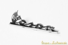 Schriftzug "Vespa" Chrom / Beinschild - 2 Pin - ET2 / ET4 / PX '98 / MY - Emblem