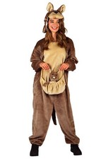 Känguru Kostüm Damen Herren Plüschkostüm m Baby Zootiere Tierkostüm Fasching