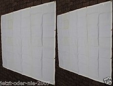 Seitenteile PE Abdeckplane OHNE Fenster für Pavillon 6 Eck  2x 190 x 195 cm