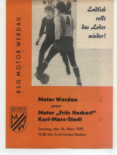 Ddr liga bsg motor - 78/79,
