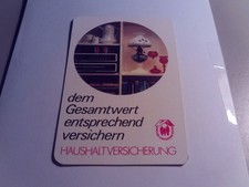 Alter kleiner Taschenkalender 1983 Staatliche Versicherung DDR Haushalt