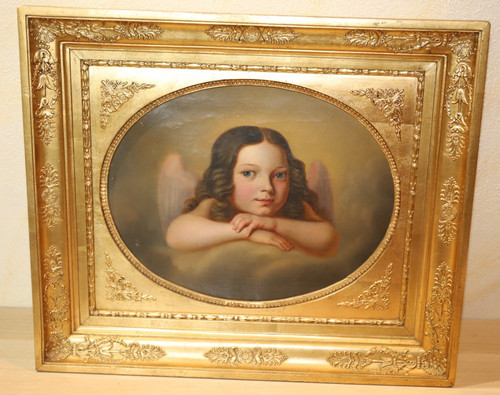 Portrait biedermeier engel - portrait,
