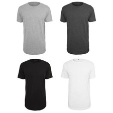 NEU - Build Your Brand - Shaped Long Tee - Herren Rundhals T-Shirt - lang