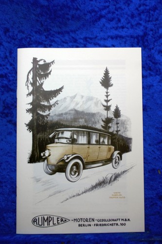 Rumpler tropfenwagen prospekt - rumpler,