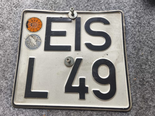 Altes brd kennzeichen eis - altes,