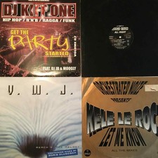 8 x 12" TECHNO HOUSE DANCE Schallplatten Sammlung Plattensammlung Vinyl