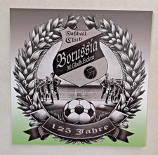 ORIGINAL AUFKLEBER BORUSSIA MÖNCHENGLADBACH GLADBACH FUSSBALL 125 JAHRE
