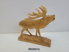 Tier Figur Hirsch geschnitzt