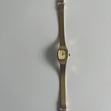 Citizen Damen Uhr Edelstahl Gold Batterie Wasserfest Champagner Quarz