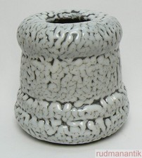 seltene KÜNSTLERKERAMIK VASE HORST KERSTAN 1983 - Würmchenglasur signiert