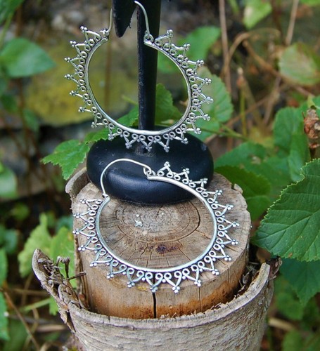 Creolen ohrringe tribal - creolen,