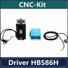Closed Loop Stepper Motor CNC Kit 12Nm 6A Nema 34 86 2 Phase Schrittmotor Driver
