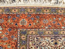 Floral Handgeknüpfter Großer Orientteppich, Vintage Traditioneller Wollteppich 149x223 cm