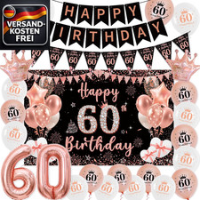 Geburtstagsdeko Set 60 für