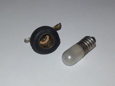 1 Skalenlämpchen mit Fassung aus Loewe Opta Bella-modern 6728W - Röhrenradio