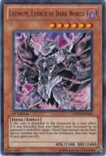 Latinum, Exarch of Dark World (V.1) PHSW-EN085 Ultra Rare Englisch Played unl.