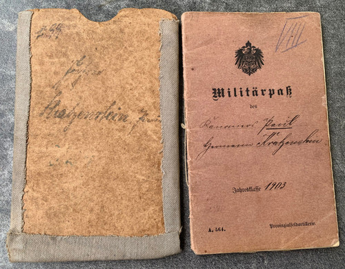 Militärpaß feldartillerie - militärpaß,
