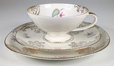 PMR Bavaria, 3 teile Sammeltasse Untertasse Kuchenteller. #AG667