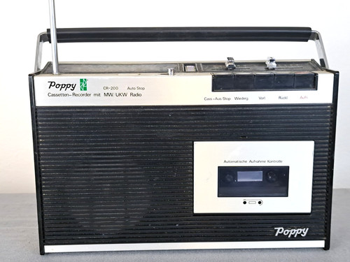 Poppy 200 transistor radio - cr-200, transistor-radio