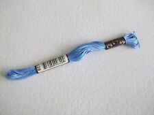 MEZ Sticktwist Nr. 130 himmelblau  6-fädiges Stickgarn 100% BW    L:8 m kochfest