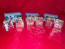 Fink Teelichthalter 6 Stück OVP Engel Weihnachtsmotive Christmas versilbert