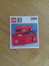LEGO - Faltblatt - Bauanleitung 294 Wohnzimmerschrank Lego Puppenhaus 1974