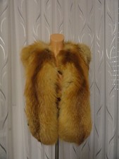 Damen echt Fuchspelz Weste