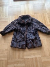 Echte Pelz Jacke Bisam Gr