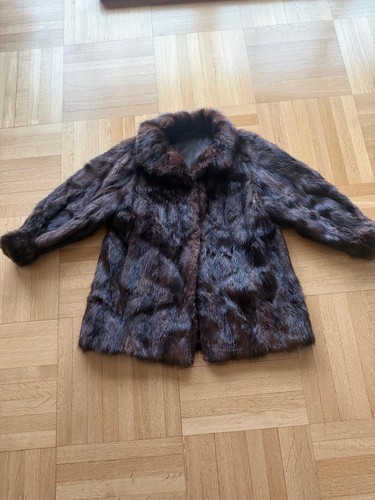 Echte pelz jacke bisam - echte,