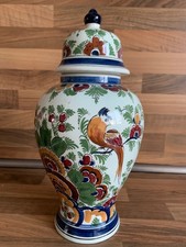 Delft Polychrome Vase mit