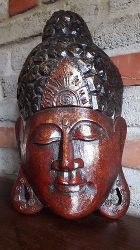 Buddha maske gesicht - gesicht, shui