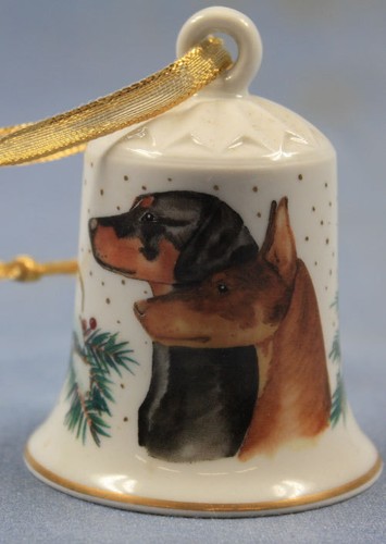 Dobermann pinscher porzellan - pinscher,