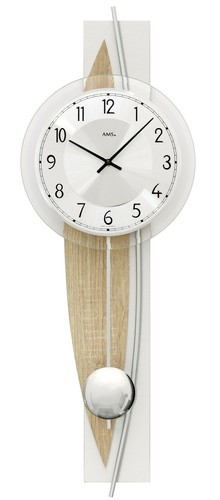 Ams 7455 wanduhr quarz - 7455,