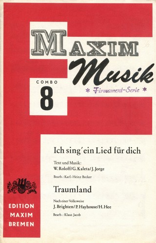 Ich sing ein lied - ich, dich