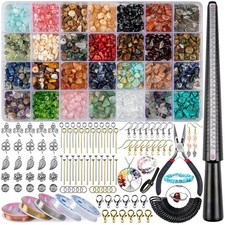 Schmuckset, Edelsteinperlen