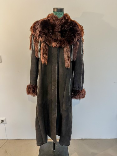 Vintage lammfellmantel 42 - lammfellmantel,