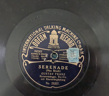 12 alte Schellackplatten 78rpm farbige Labels Parlophon Odeon Kalliope Deko