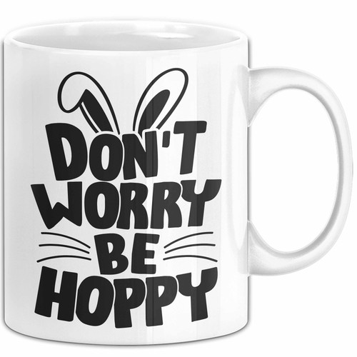 Süßer hasen spruch - spruch, tasse