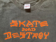 Rare Anvil Oldschool Iconic Text Skater Shirt, XL Powell Thrasher Era Stussy