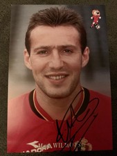 MARC WILMOTS Nationalmannschaft BELGIEN Autogrammkarte original signiert Schalke