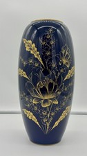 Heinrich Porzellan Vase Kobalt  Kunstabteilung ca. 33 cm hoch