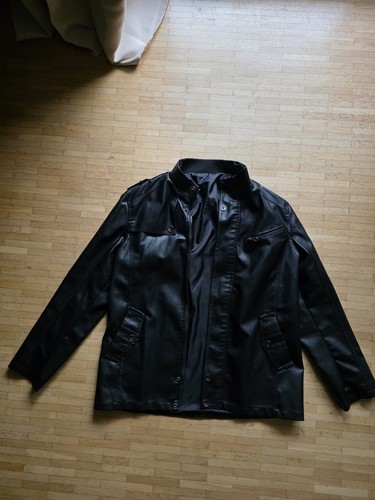 Lederjacke schwarz neu pu - neu,,
