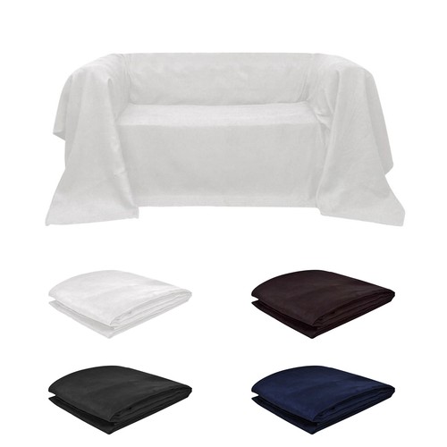 Micro suede sofaüberwurf - micro-suede,