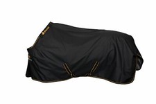 Bucas Irish Turnout Extra Winterdecke Weidedecke Regendecke Black/Gold 115-165