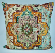 ORIENTAL RED  VollKissen, Orient, 1000+1 Nacht, weich, Leinen, 45 x45 cm, Federn