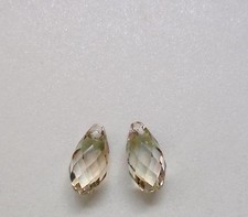 2 Swarovski® Rundtropfen